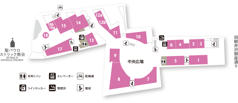 1F フロアマップ